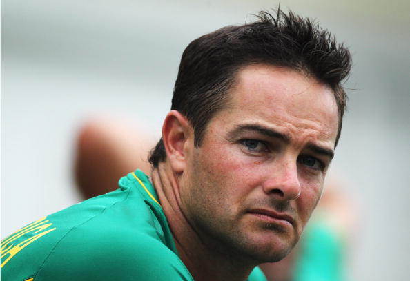 DURBAN, SOUTH AFRICA - DECEMBER 23:  Mark Boucher of South Africa looks on during a South Africa nets session at Kingsmead Cricket Ground on December 23, 2009 in Durban, South Africa.  (Photo by Paul Gilham/Getty Images)
