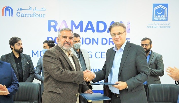 Carrefour Pakistan, and Alkhidmat Foundation Collaborate Ramadan Donation Drive