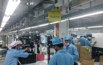 realme plant inside view in Lahore