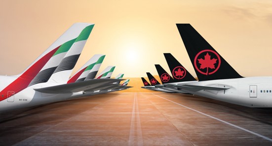 Air Canada Emirates team up at Dubai International Airport