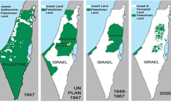 Israel Zionist occupied Palestinian land