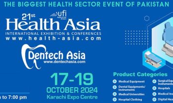 Health Asia - Pakistan's Biggest Health Sector Event to be held from Oct 17-19