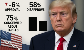 Tariff Turmoil: Trump’s Approval Collapses in New National Polls