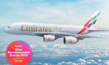 Emirates recognised as 2025’s Most Recommended Global Brand by YouGov