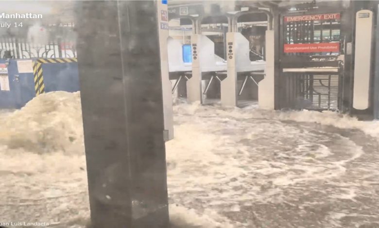 New York Sewerage System Collapses Due to Torrential Rain