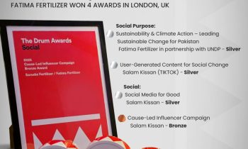 Salam Kissan Campaign - Fatima Fertilizer Wins Big in London at The Drum Awards 2025
