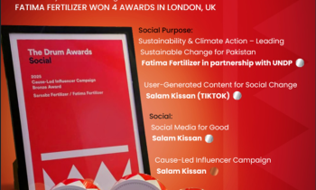 Salam Kissan Campaign - Fatima Fertilizer Wins Big in London at The Drum Awards 2025