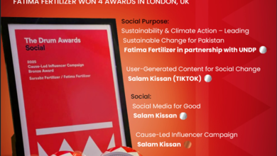 Salam Kissan Campaign - Fatima Fertilizer Wins Big in London at The Drum Awards 2025